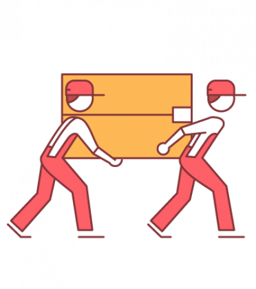 Image Gallery - Packers And Movers Icon (372x419)