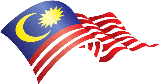 Hari Merdeka Clip Art - Bendera Malaysia Berkibar Png (562x301)