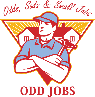 Builder Carpenter Hammer Houses Circle Retro Card (400x436)