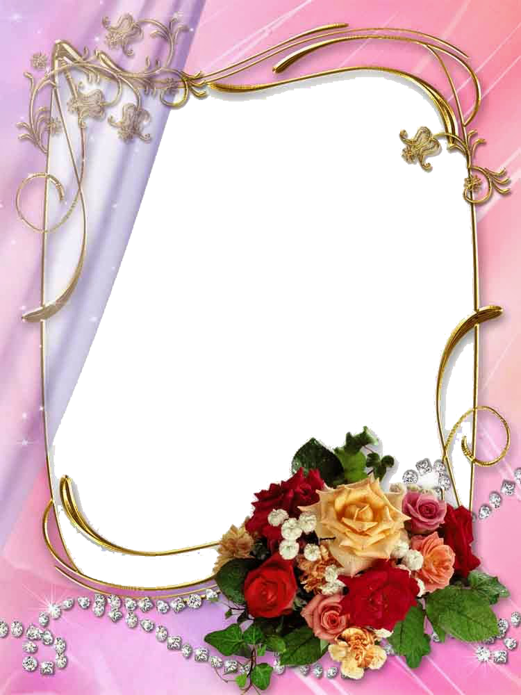 Wedding Frame Png Picture - Wedding Frames Hd Png (750x1000)