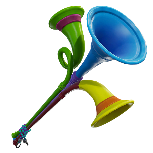 Black Vector Fortnite Pickaxe Real Clipart And Vector - Vuvuzela Fortnite (512x512)