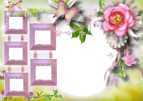 Birthday Collage Frame Png Image - Birthday Collage Frame Png (500x353)