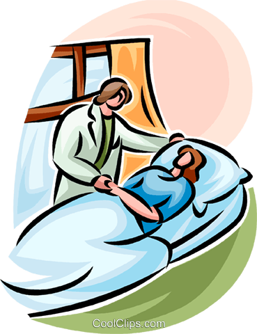 Doctor Talking To A Patient In The Hospit Royalty Free - Patient (369x480)