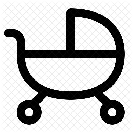 Stroller Icon - Emoticon (512x512)
