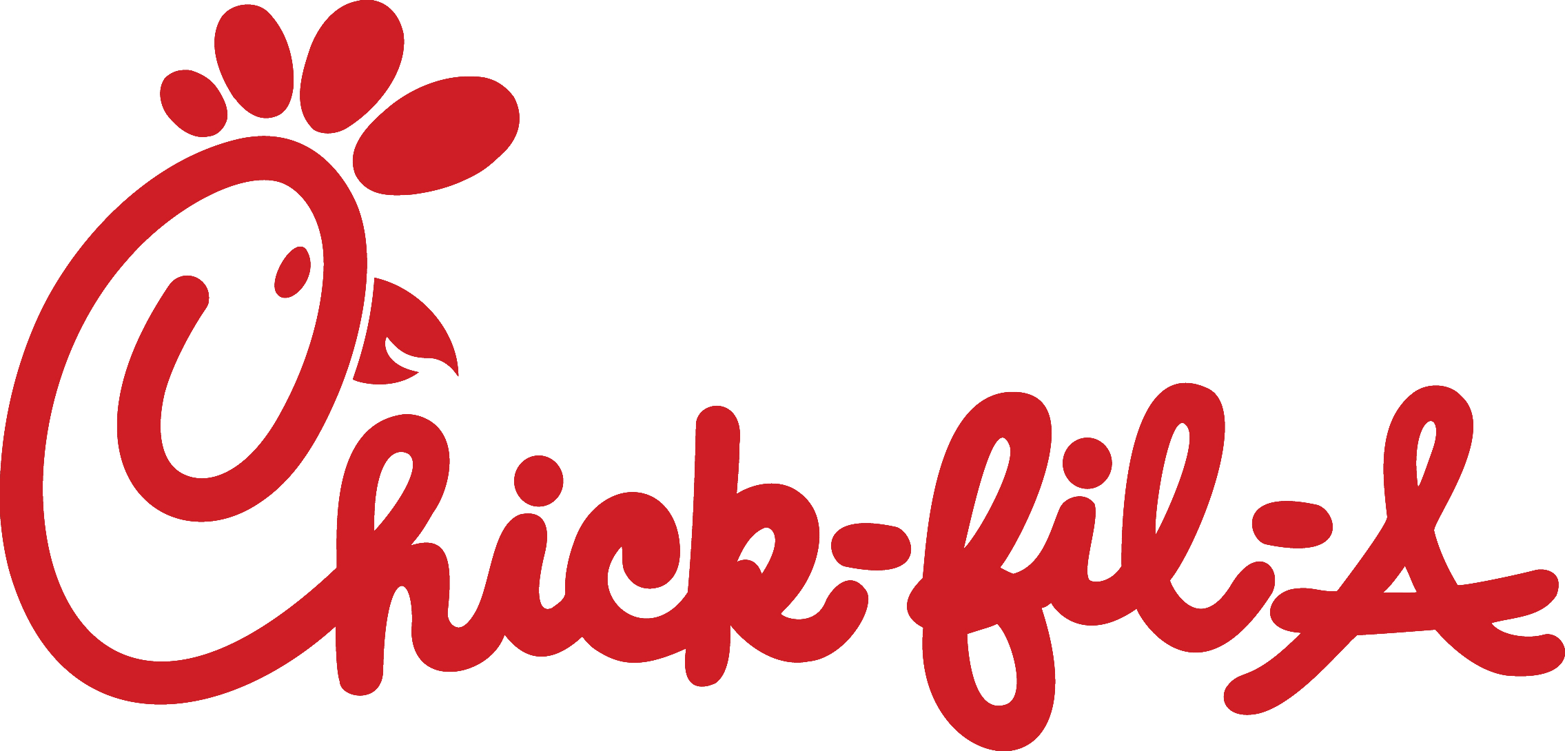 Chick Fil A - Chick Fil A Logo (2271x1090)