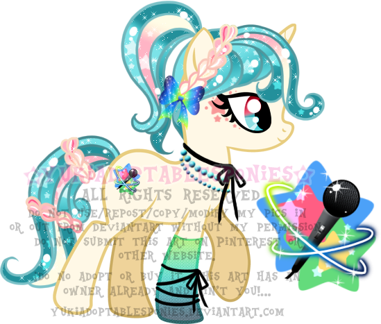 Singer Pony Adoptable By Kingphantasya - My Little Pony Singer Pony Adoptable (549x467)