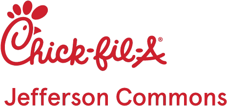 Jeffersoncommons Restaurant Logo Red Vertical - Chick Fil (657x308)