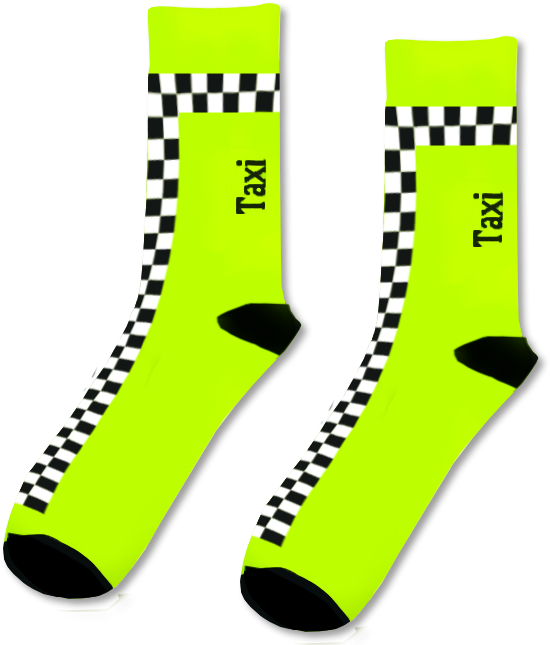 New York Taxi Socks - Party (666x666)