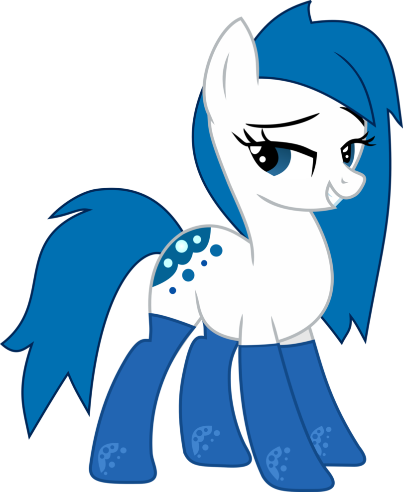 Vector Aqua In Socks With Smile By Barrfind - Cartoon (809x988)