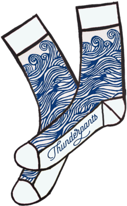 Socks Waves - New Zealand (320x480)