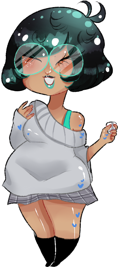 Tsubomi Is A Part-time Clerk At A Bookstore, A Job - Illustration (862x1024)