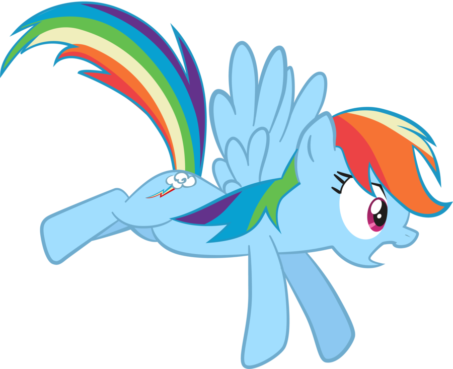 Rainbow Dash Mad Png (900x733)