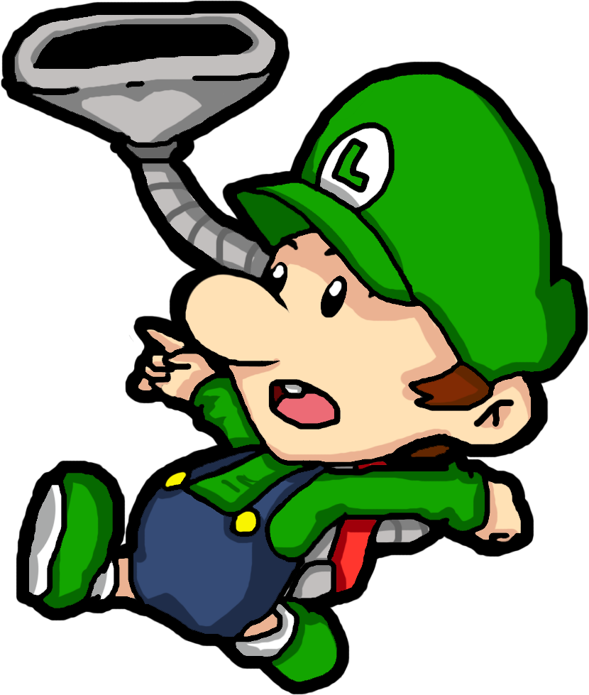 Baby Luigi - Yoshi's Island Baby Luigi (830x979)