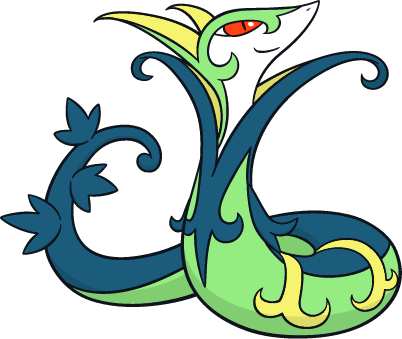 Shiny 6 Perfect Iv Timid Shaymin W/ Leftovers Seed - Pokemon Serperior (402x339)