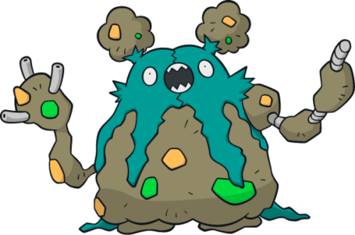 6 Perfect Iv Shiny Impish Aftermath Garbodor W/ Rocky - Ice Cream Cone Pokemon (500x331)