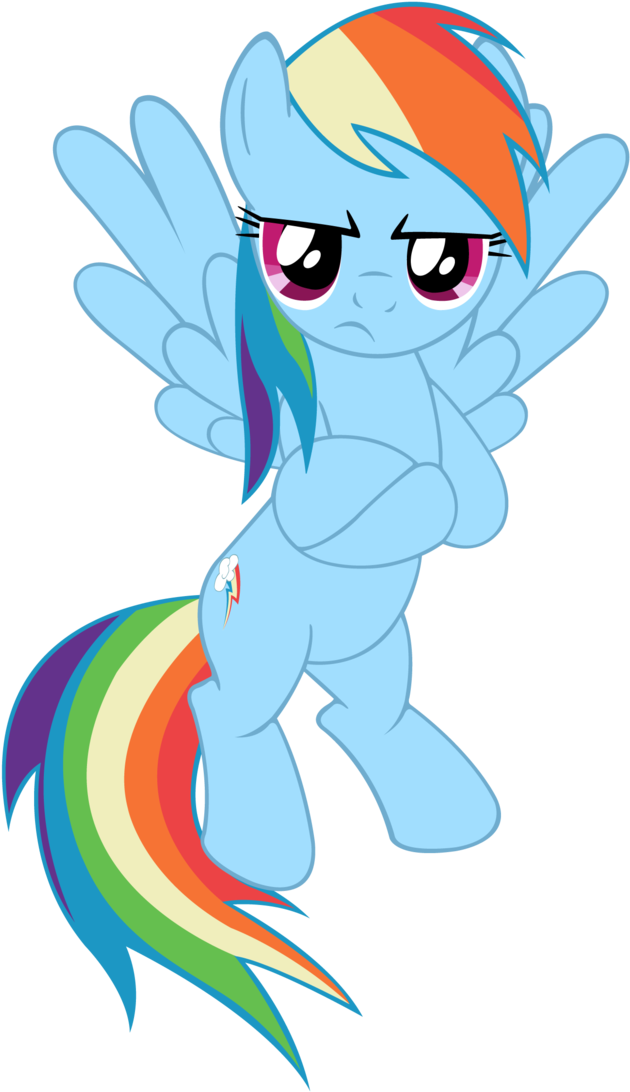 My Little Pony Rainbow Dash Annoyed (684x1169)