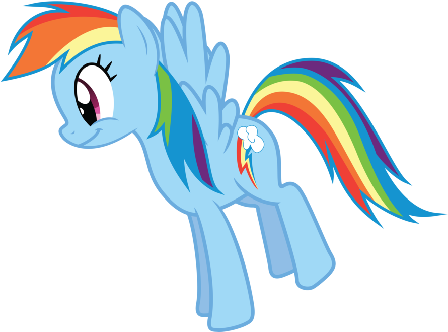 Rainbow - Rainbow Dash Gif Png (900x675)
