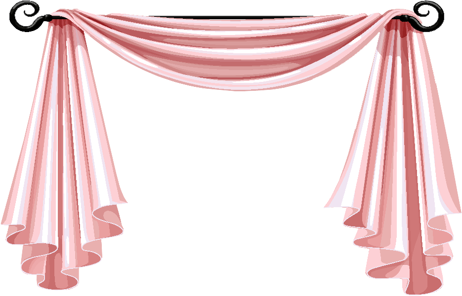 Cortina Rosa Em Png Vetorizado - Beautiful Curtain Png (1024x768)