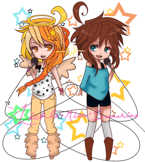 ~karaoke Challenge~ - Cartoon (600x679)