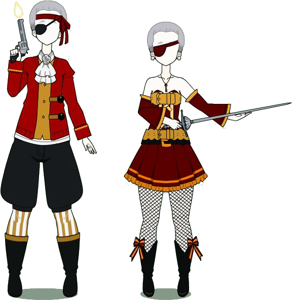 We Are A Pirates - Kisekae Pirate Export (645x606)