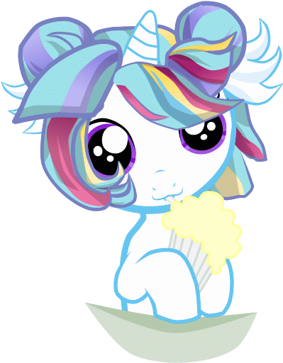 Milkshake Pony Trixie Mammal Vertebrate Flower Horse - Cartoon (600x720)