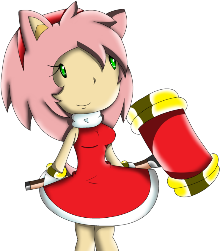 Amy Rose - Amy Rose Derp (877x910)