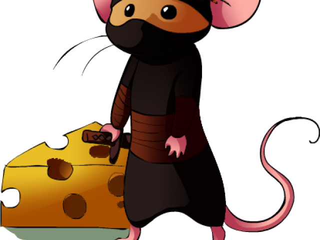 Ninja Clipart Mouse - Cartoon (640x480)