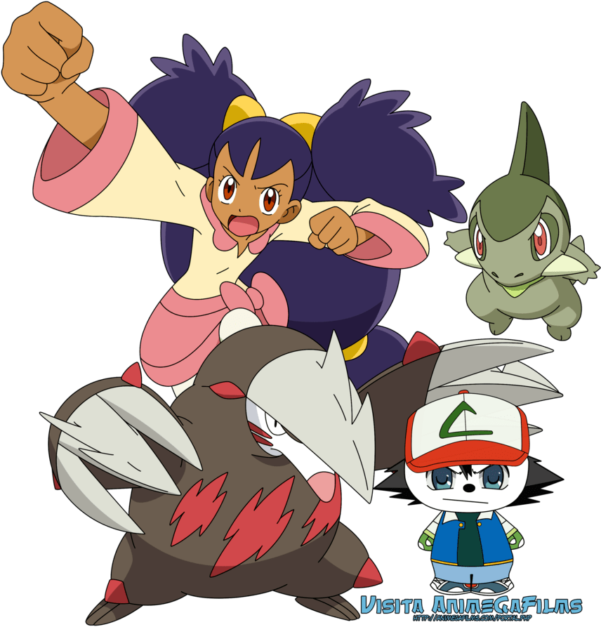 Pokemon Ash Black & White (876x912)