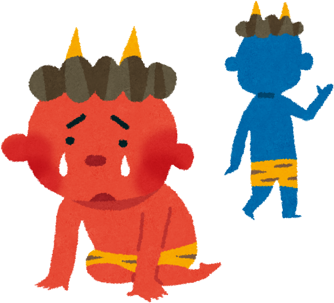 Red Ogre Reads The Letter Again And Again, And Cries - 泣い た 赤 鬼 イラスト (706x632)