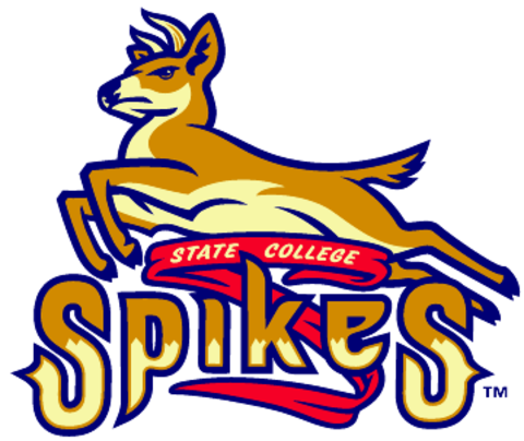 Spikes State College Logo - State College Spikes Baseball (480x404)