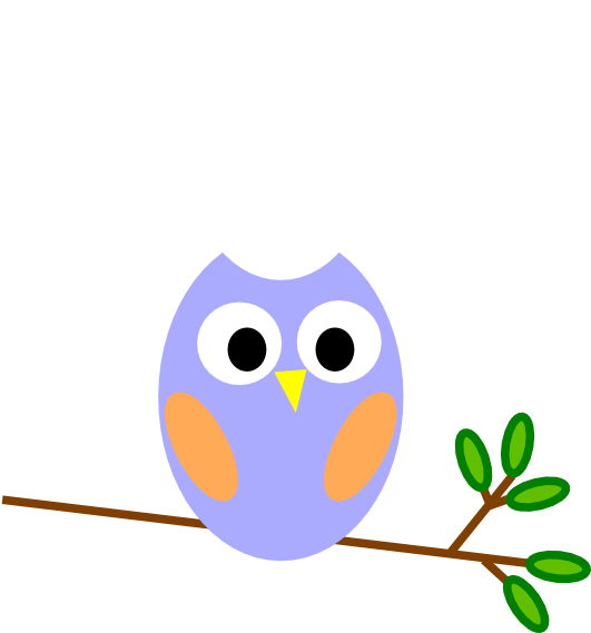 Owlet Clipart Blue Owl - Owl Clip Art (600x568)