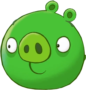 Green Pig (376x386)