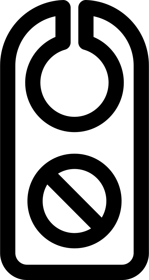 Do Not Disturb Signal To Hang From Hotel Doors Comments - Do Not Disturb Signal To Hang From Hotel Doors Comments (524x980)