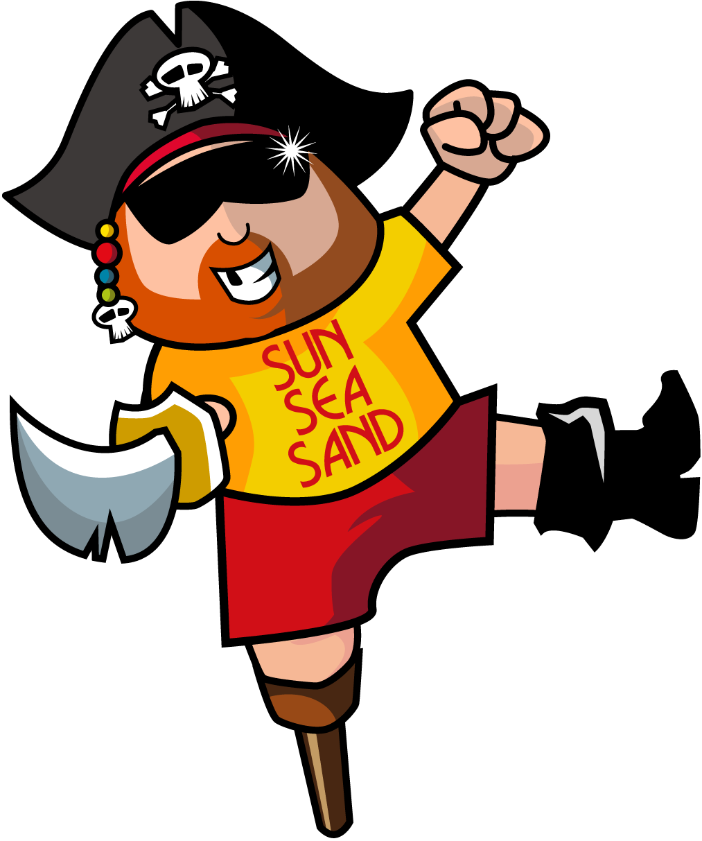 #pirate Seadog Sam Says Don't Forget #sunsafety #suncream - Cartoon (1013x1213)