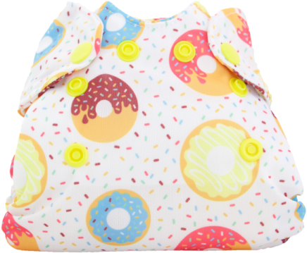 Our Born Smart Newborn Diaper Is An Organic Aio Diaper - Smart Bottoms Sprinkles (450x374)