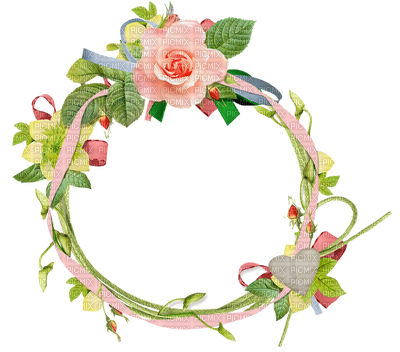 Beautiful Decor With Roses Png Clipart Picture Frames - Přání K Narozeninám (400x352)