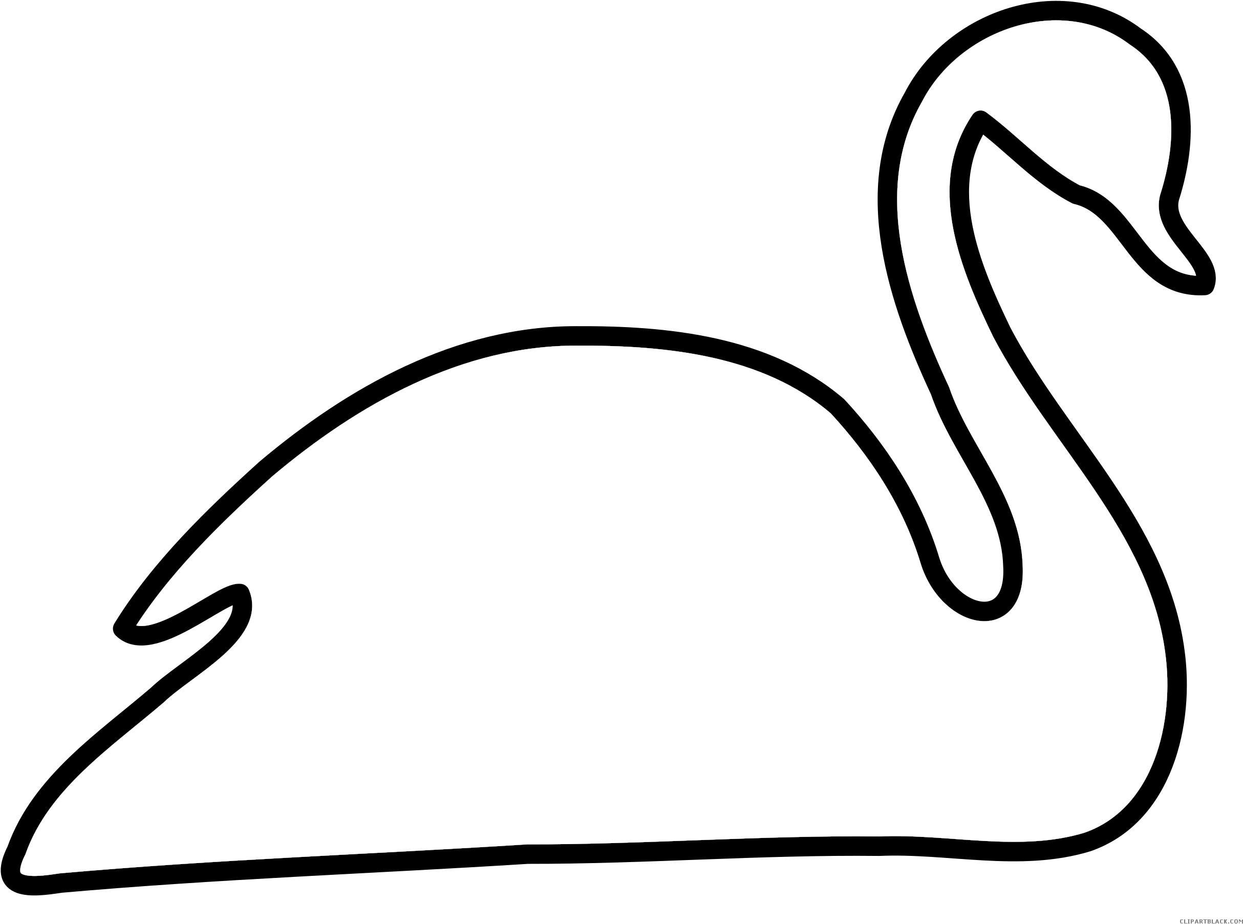 Swan 4 Clip Art Image Swans art, Swan drawing, Swan tattoo
