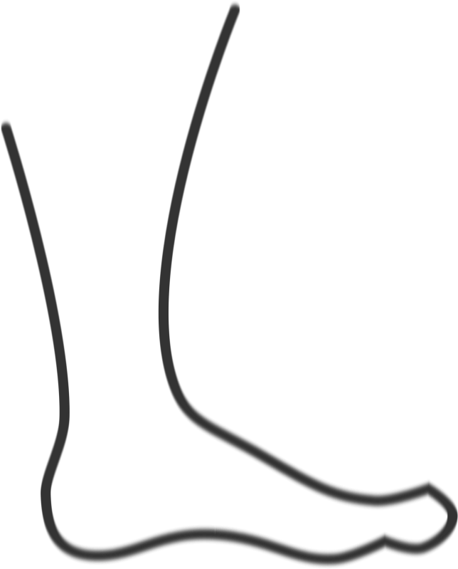 Silueta De Un Pie (657x800)