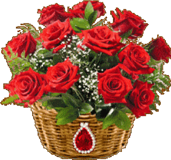 Отмечает 80 Летний Юбилей, А 27 Апреля Александру Лазареву - Red Roses In A Vase (570x570)