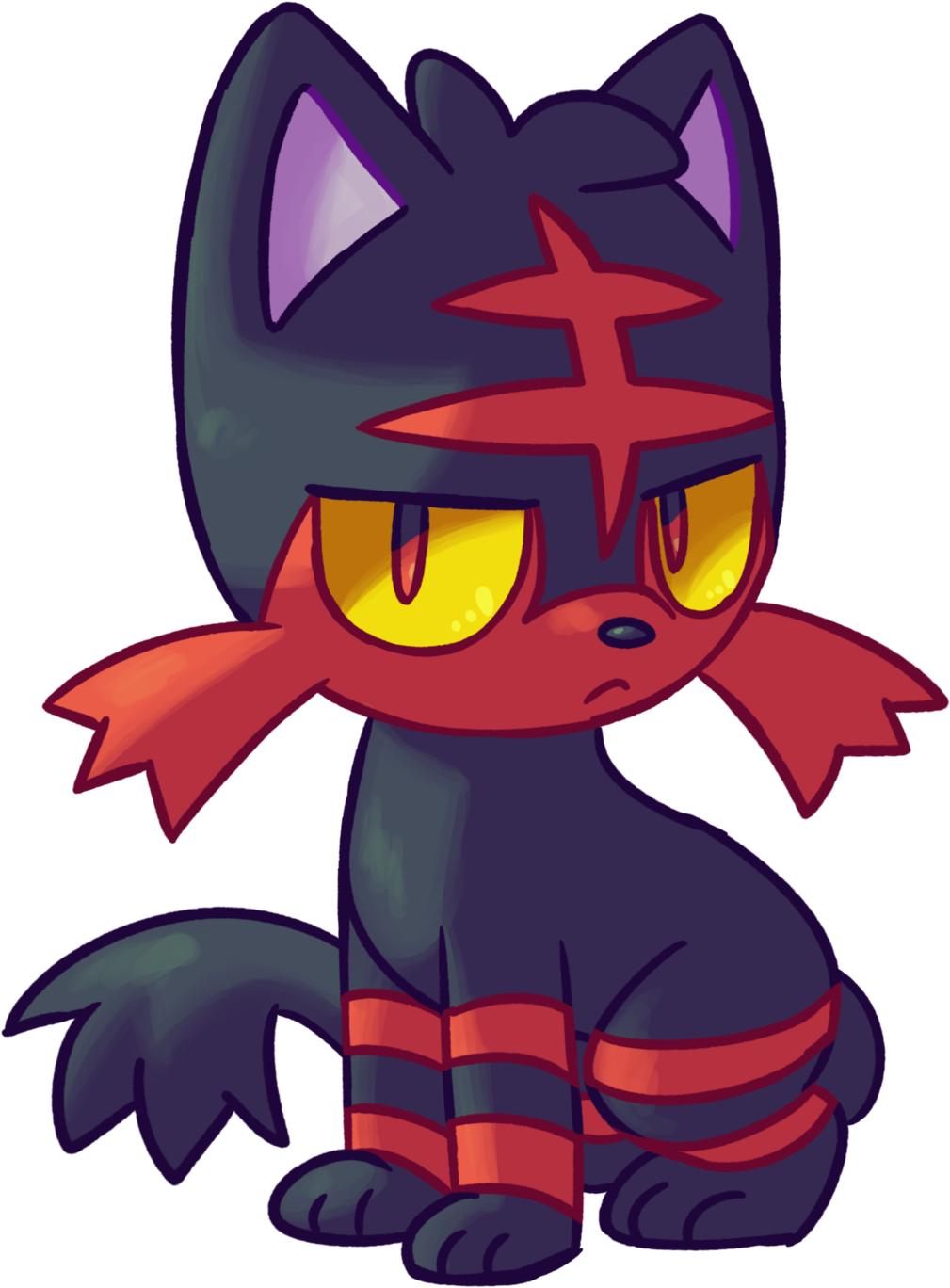 Litten By Goronic Litten By Goronic - Litten Pokemon (1024x1382)