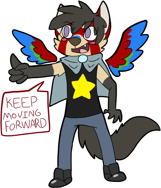 Keep Going By Co-urage On Deviantart - Cartoon (620x680)