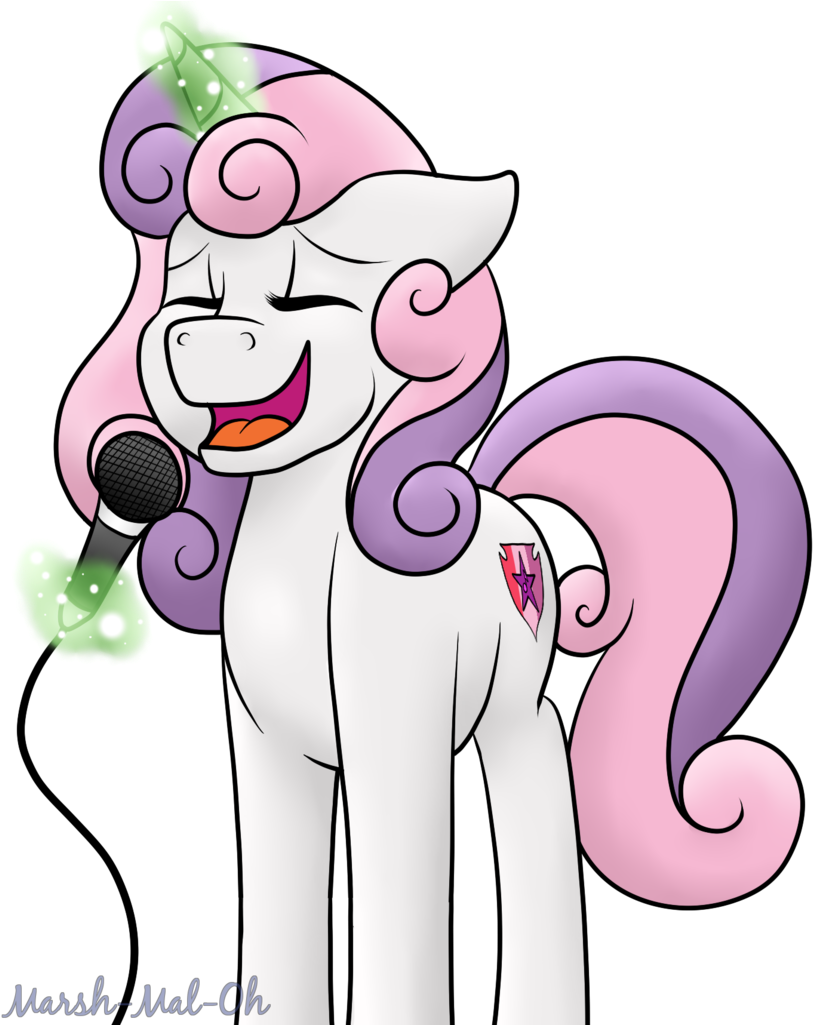 Marsh Mal Oh, Cutie Mark, Eyes Closed, Floppy Ears, - Clip Art (867x1024)