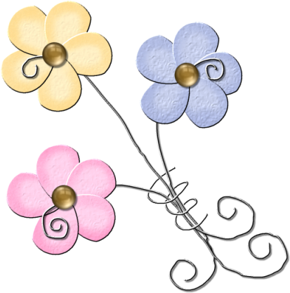Top Images For Scrapbook Flower Embellishments On Picsunday - Scrap Book Png (432x432)