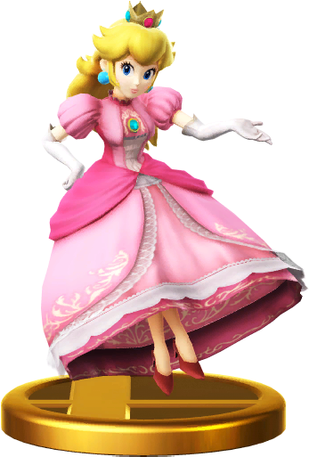 Princess Peach Mario & Sonic At The London 2012 Olympic - Trophy (512x512)