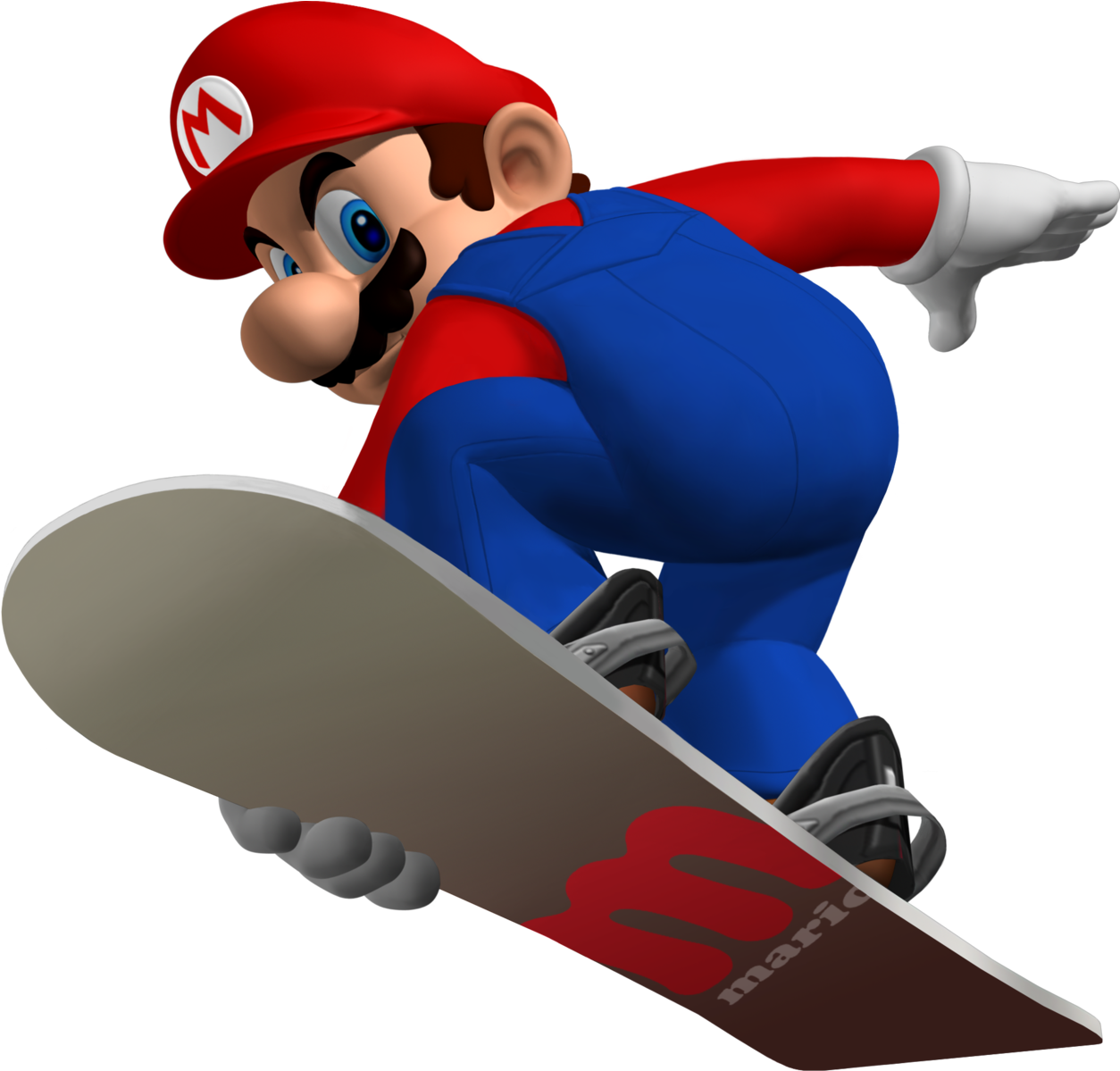 Mario Party 8 Mario & Luigi - Mario Butt (1344x1199)