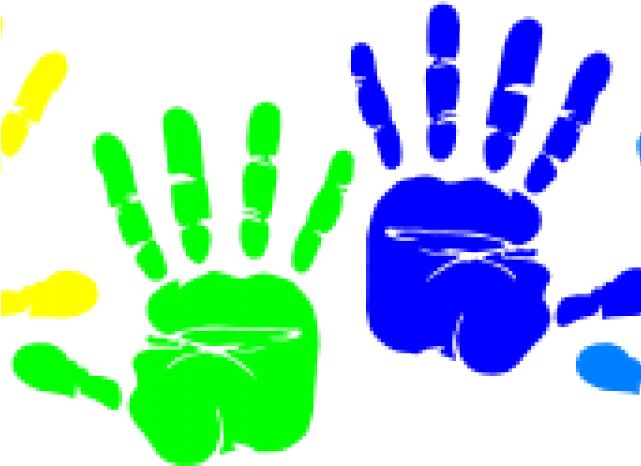 Handprint Clipart Messy Play - Bullying Is Not Ok (640x480)