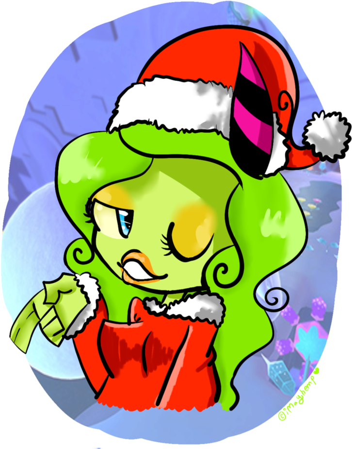Zeena Wishes Ya A Freezing Christmas By Violentalien - Zeena Wishes Ya A Freezing Christmas By Violentalien (862x927)