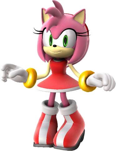 Character Art - Amy Rose - Amy Rose The Hedgehog (372x485)