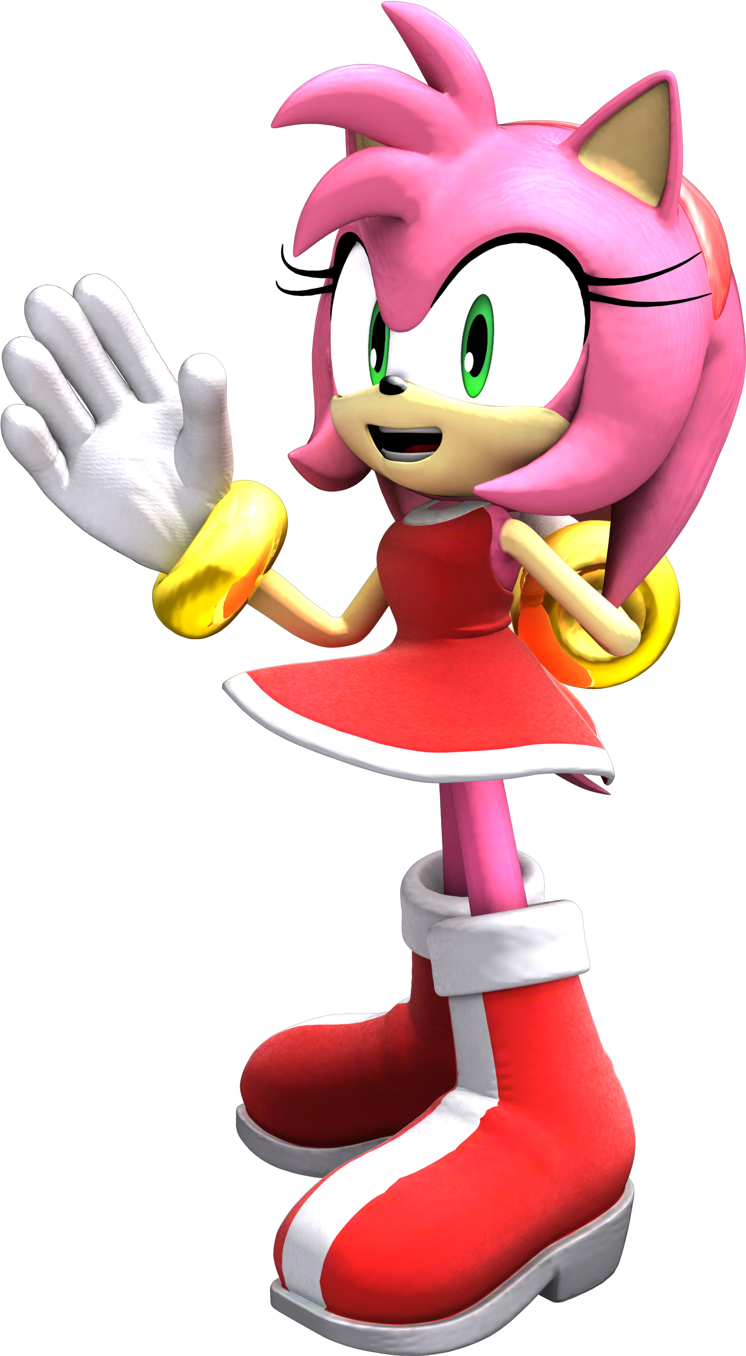 Sonic - Amy The Hedgehog Png (1788x2728)