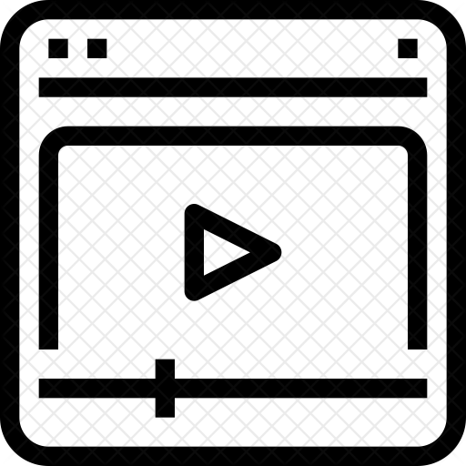 Video Player Icon - Coding Icon (512x512)